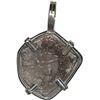 Image 1 : MEXICO, Mexico City, cob 1 real, Philip V, assayer not visible (J), style of 1712-13, ex-1715 Fleet,