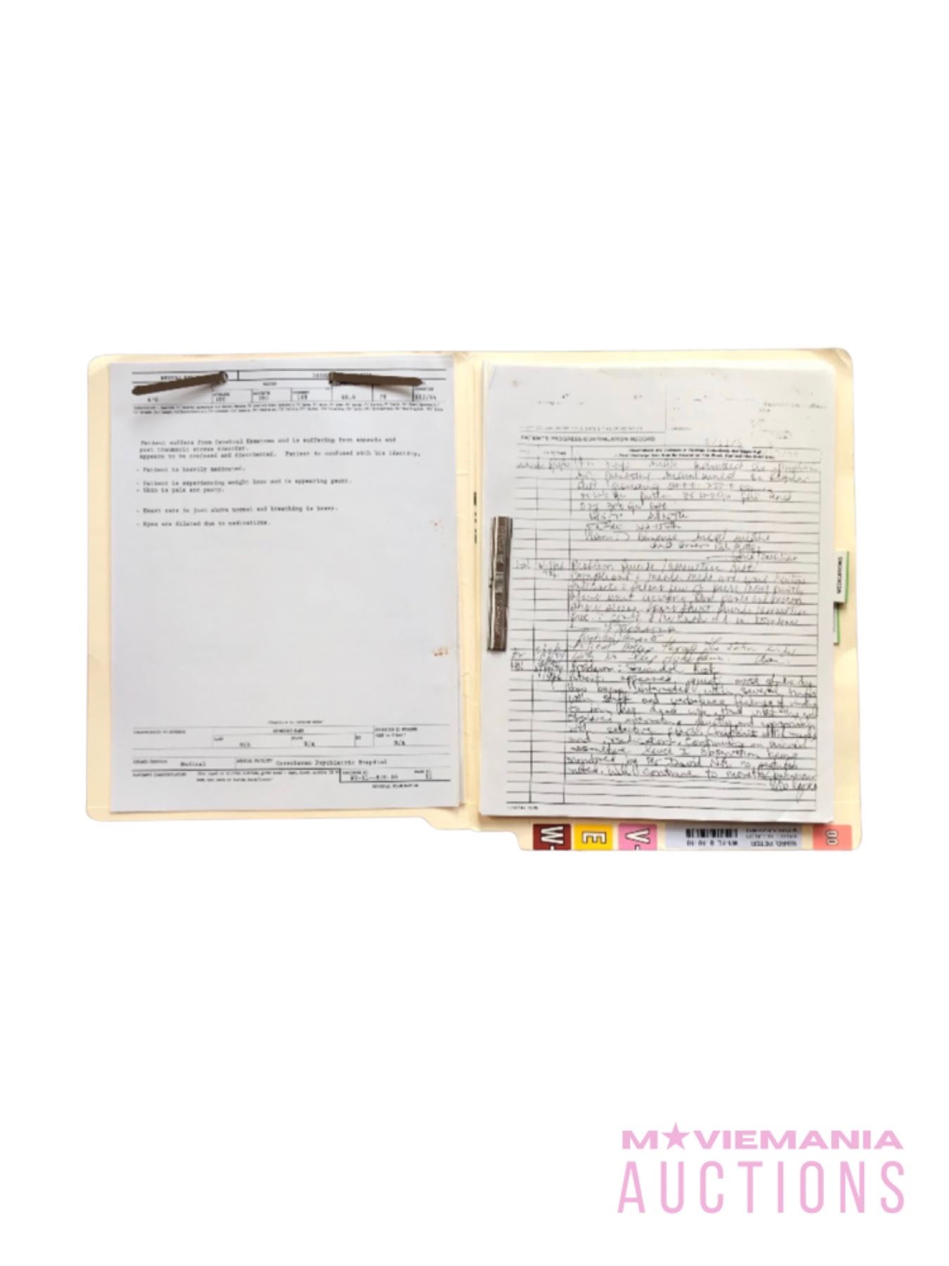 Dream House (2011) - Peter Ward’s (Daniel Craig) Prop Patient File