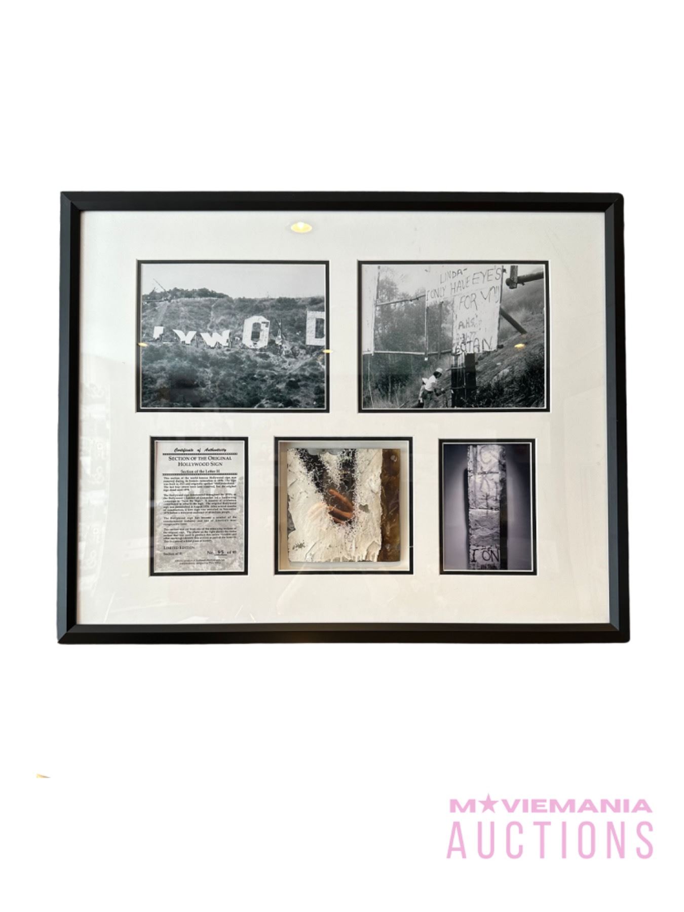 A Section of the Original Hollywood Sign