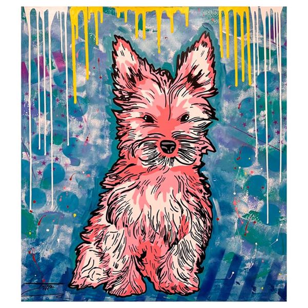 Pink Yorkie by Jozza Original