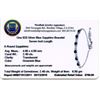 Image 4 : 2.40 ctw Blue Sapphire Bracelet