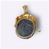 Image 3 : Antique Chinese Sapphire & Gold Pendant by Carlo Rici