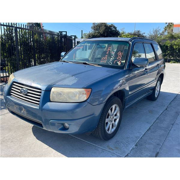 SUBA FORESTER 2008 SALV T/DONATION