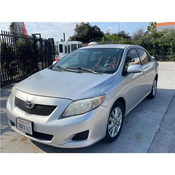 TOYT COROLLA 2009 SALV T/DONATION