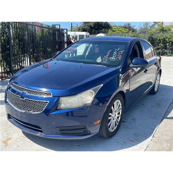 CHEV CRUZE 2012 SALV T/DONATION