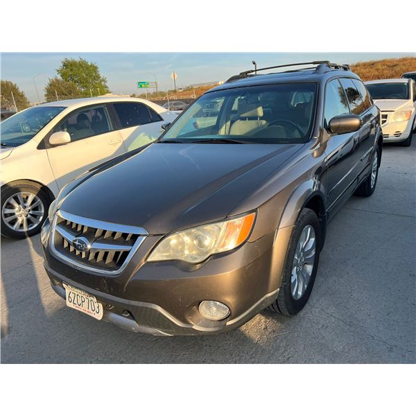 SUBA OUTBACK 2009 T/EXPORT ONLY