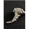 Image 2 : Vintage Silver Cornucopia Hallmarked Minature Figurine Sterling Silver Horn