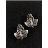 Image 1 : Pair of Siam Sterling Earrings