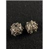 Image 2 : 2 Large Silver Metal Beads / Peandants