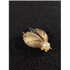 Image 1 : Vintage Signed Keys Beetle Brooch 1.5" T