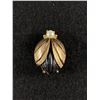 Image 2 : Vintage Signed Keys Beetle Brooch 1.5" T