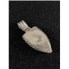 Image 2 : Large Sterling & Pink Stone Spear Head Pendant