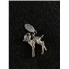 Image 2 : Walt Disney Productions Sterling Silver Bambi Pendant/Charm