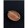Image 2 : Very Nice Circa 1900-1910 Goldstone Brooch