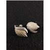 Image 1 : Nice Pair of Bomd Boyd 1950's 2 Tone Sterling Earrings
