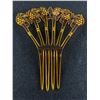 Image 3 : Very Nice Early 1900's stone Set Hair Comb