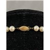 Image 3 : Very Good 14k Gold & Real Pearl Necklace 18" L