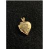 Image 1 : Vintage 10k Yellow Gold Heart Photo Locket Etched Design. Marked JLX 10k, Tested