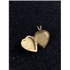 Image 3 : Vintage 10k Yellow Gold Heart Photo Locket Etched Design. Marked JLX 10k, Tested