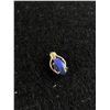 Image 2 : Vintage 10k Yellow Gold Small Pendant, Opal?, Marked 10k, Tested
