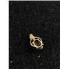 Image 3 : Vintage 10k Yellow Gold Small Pendant, Opal?, Marked 10k, Tested