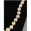 Image 2 : 18" Hand Knotted Genuine Pearl Necklace  - Approx 10mm Pearls - 46.9 Grams