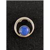 Image 1 : Lovely Modernest Pendant in Sterling and Possible Lapis
