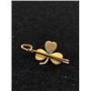 Image 2 : Edwardian 3 Leaf Clover Stone Set Brooch
