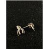 Image 2 : Pair of Horseshoe Sterling Stud Earrings