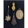 Image 2 : Collection of Vintage Petit Point Hand Crafted Jewelry