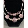 Image 2 : Vintage Double Strand Venetian Glass Beads Necklace