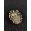 Image 2 : Vintage, Almost Antique Hand Painted Portrait Brooch. Original Frame Marked