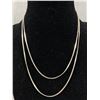 Image 1 : Extra Length 925 Sterling Silver ( Tested) Chain Necklace