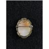 Image 2 : Antique Hand Carved Shell Cameo with Marcasite Stones Brooch