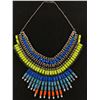 Image 1 : Vintage Multi Colour Rhinestones Necklace