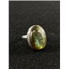 Image 1 : Gorgeous Large Sterling Silver Genuine Labrodorite Ring