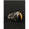 Image 2 : Large 925 Sterling Silver Tigereye Ring