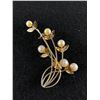 Image 2 : Sterling Silver Birks Genuine Pearl Brooch