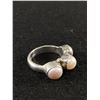 Image 2 : Gorgeous Genuine Pearl 925 Sterling Silver Ring