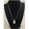 Image 1 : Beautiful Sterling Silver Pendant and Chain