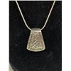 Image 2 : Beautiful Sterling Silver Pendant and Chain