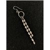 Image 2 : Lovely Vintage 925 Sterling Silver Long Dangle Spiral Earrings