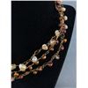 Image 2 : Beautiful Handmade Genuine Multi Color Pearl Collar Necklace