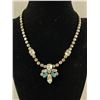 Image 1 : Gorgeous Jayflex Sterling Silver Rhinestone Necklace