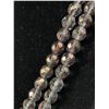 Image 2 : Beautiful Double Strand Crystal Necklace with Interesting Clasp