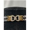 Image 3 : Beautiful Double Strand Crystal Necklace with Interesting Clasp