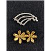 Image 2 : Lot of 2 Nice Vintage Rhinestone Brooches.