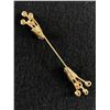 Image 2 : Gorgeous Vintage Estate Pin/Brooch with Blue & White Stones