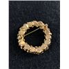 Image 2 : Stunning Vintage Round Brooch with Red Stones and Borealis Crystals