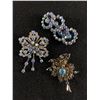 Image 1 : Lot of Stunning Crystal Brooches/Pins.